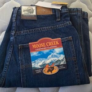 Mens new flannel lined jeans 32x34